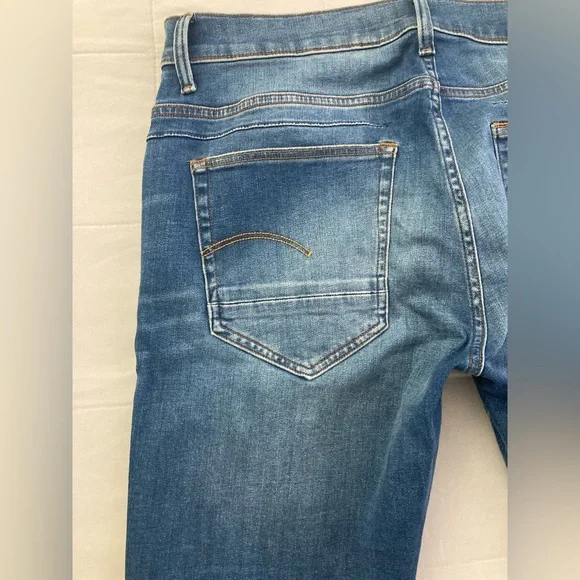 G-STAR RAW D-STAQ 5-POCKET men’s Slim width 33 length 32 light blue